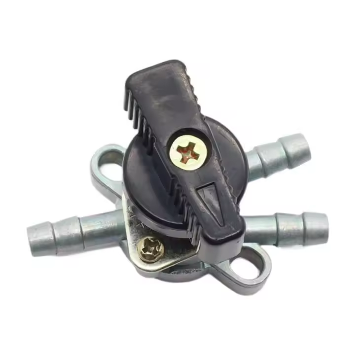 Tapa De Tanque De Combustible 3 Caminos Para Motocicleta De Tierra Go-Karts 110cc 125cc 150cc E-ton 50cc Lightning 50 70cc 90cc 100cc Material De Aleación De Zinc Negro - 1