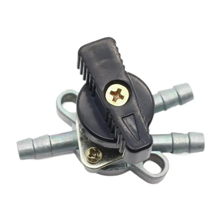 Tapa De Tanque De Combustible 3 Caminos Para Motocicleta De Tierra Go-Karts 110cc 125cc 150cc E-ton 50cc Lightning 50 70cc 90cc 100cc Material De Aleación De Zinc Negro - 1