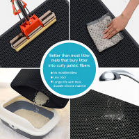 Manta Para Gatos Doble Capa Impermeable Antideslizante Lavable Tapete De Arena Trapero De Felpa Durable Para Litter Box - details 5