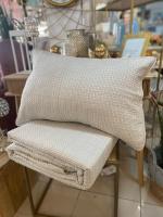 Vivid Torral - Colcha Piqué Simone Reversible: Efecto Lavado a la Piedra, Disponible en 3 colores (Gris, blanco, beige) - details 5