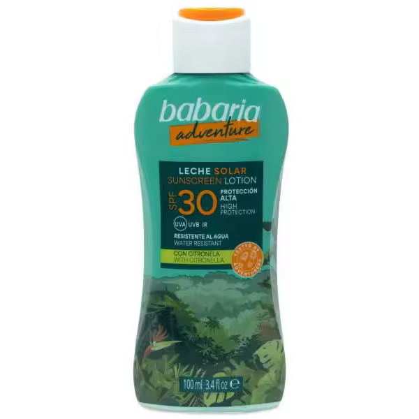 BABARIA Adventure Leche Solar SPF30  100 ml Leche Solar Corporal - 1