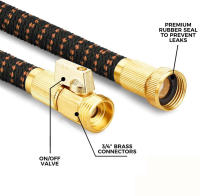 Garden Hose Expansible Mágica Para Riego Y Limpieza 3/4" Con Conector Cabezal De Rociador Dispositivo De Riego Sin Ganchos - details 4