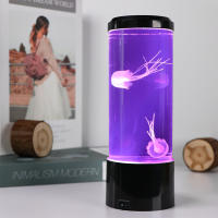 Lámpara De Jalea De Medusa Con 7 Colores LED Para Decoración De Escritorio Habitación Y Regalo Luz Nocturna Del Océano Con Efecto Lava - details 3