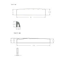 Saddle Y Nut Para Guitarra Acústica De 6 Cuerdas Izquierda Piezas De Repuesto Para Guitarra Accesorios Musicales - details 7