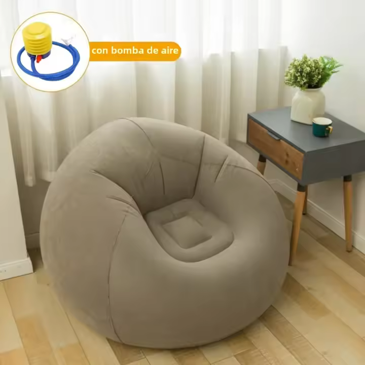 Gran perezoso sofá hinchable Sillas PVC asiento de la bolsa de frijol sofás PUF puff tatami - 1
