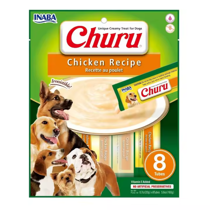 Inaba Churu DOG Receta de Pollo - Snacks para Perros - Chuches para Perros - 1