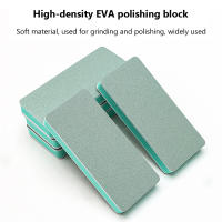 10Pcs Bloques De Pulido Para Uñas Doble Cara Herramientas Multifuncionales Para El Cuidado Y Brillo De Las Uñas Material EVA Tamaño 9x4cm - details 1
