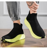 Zapatillas Casuales Para Hombres Y Mujeres Suela Antideslizante Transpirables Absorbentes De Sudor Tallas Grandes Botas De Tobillo Confortables Para Caminar - details 14