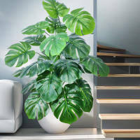 Artificial Monstera De 60-110cm Planta Falsa De Plástico Para Decoración De Casa Y Oficina En Maceta Ornamental Apta Para Festivales - details 1