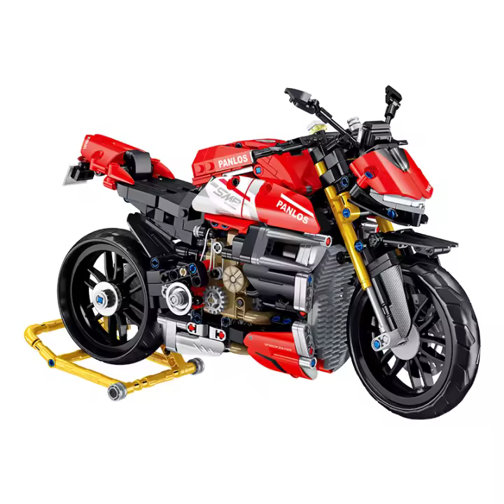 Bloques De Construcción De Motocicleta Técnica De Ciudad 981Pcs Modelo De Coche Supercar Rápido Para Niños Juguete De Bloques MOC Regalo Para Adolescentes Y Adultos - 1