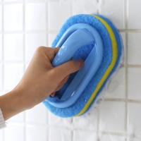 Cepillo De Limpieza Con Mango Esponja Para Cocina Y Baño Herramienta Doméstica Para Eliminar Manchas En Azulejos Y Suciedad - details 2