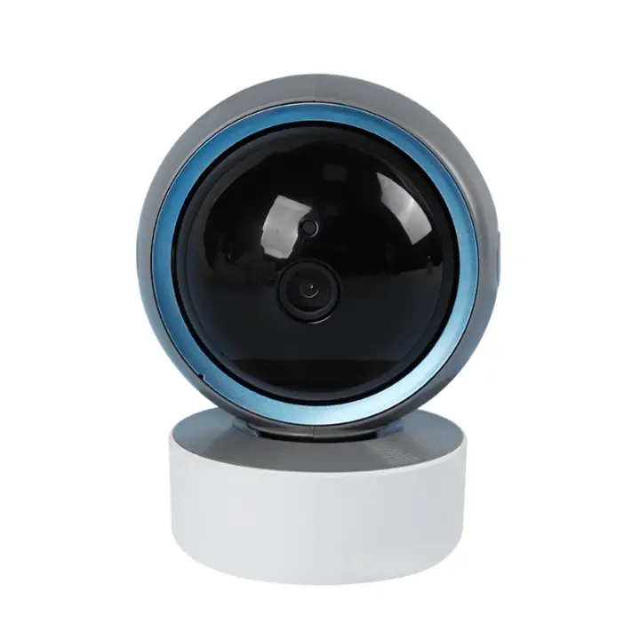 Cámara Vigilancia Bebé 4K AI 2025 con Visión Nocturna 360 ° y Detección de Movimiento - Monitor Infantil HD 400MP, Almacenamiento 512GB, Compatible con Alexa y Remote Control (Certificación CE, Envío desde España) - Blanco/Negro - 1