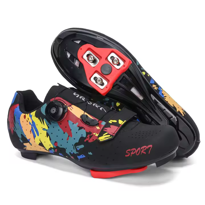 Zapatos De Ciclismo MTB SPD Para Hombre Y Mujer Zapatillas De Bicicleta De Montaña Transpirables Con Suela De Nylon Talla True Fit Material Superior De Cuero - 1