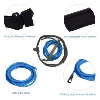 Tubos De Látex Para Entrenamiento De Natación Con Correa Elástica Ajustable Y Cuerda De Seguridad Para Ejercitador De Piscina - details 3