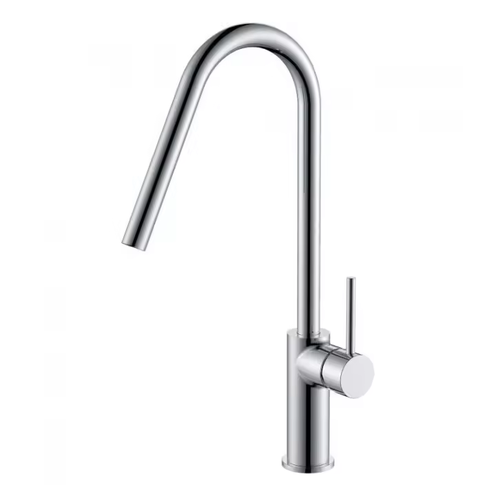 Imex Kenia GCE020 grifo de cocina monomando caño alto latón acabado cromado - 1