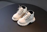 Botas Cortas Para Niños Y Niñas Antideslizantes Cuero Suave Tacón Plano Temporada Otoño E Invierno Moda Primavera Verano - details 7
