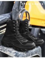 Botas De Desierto Para Hombre Antideslizantes Tácticas Impermeables Con Plataforma Botines De Motorbike Talla Grande Hasta 48 - details 13
