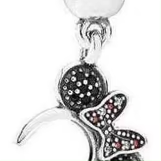Pandora Charm colgante en plata de ley Diadema Minnie 791562NCK，Incluye Caja Original - 1