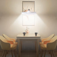 Lámpara LED E27 De 20/30/40/60/100W En Blanco Ahorro De Energía Forma UFO Para Sala De Estar Y Dormitorio AC220V - details 5