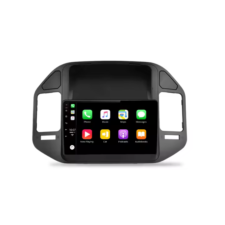AWESAFE inalámbrico CarPlay Android Auto Radio para Mitsubishi Pajero V60 V68 V73 1999 2000 2001 2002 2003 2004 2005 2006 coche reproductor multimedia GPS 2 din autoradio volante controles RDS Bluetooth - 1