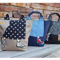 Mochila De Hombro Casual De Nylon Impermeable Con Aplicaciones De Bordado De Dibujos Animados Bolsa De Mano Con Correa Ajustable Y Desmontable Para Mujeres Estilo De Moda - details 11