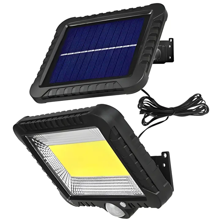 Foco LED con Sensor de Movimiento Maclean MCE438 | Aplique Solar para Pared | Sensor Crepuscular | Luz Solar IP44 5W 400 Lúmenes 6000K Blanco Frío - 1