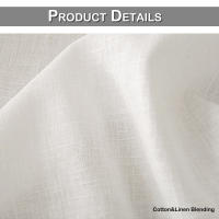 Cortinas De Lino Con Pompom Y Borlas Para Cocina Y Sala De Estar Cortinas Translúcidas Cortas Con Bolso Para Decoración Del Hogar - details 6