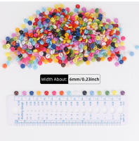 Botones Redondos Pequeños De 6mm En 15 Colores Para Ropa De Muñecas Bebés Y Smart Buttons Eco-amigables Y Lavables Sin Níquel - details 3