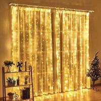 Luces De Encaje LED Para Ventanas Y Navidad 6Mx3M 3Mx3M Con Cable USB Decoración De Año Nuevo 2025 Luz Faeira Para Festividades - details 2