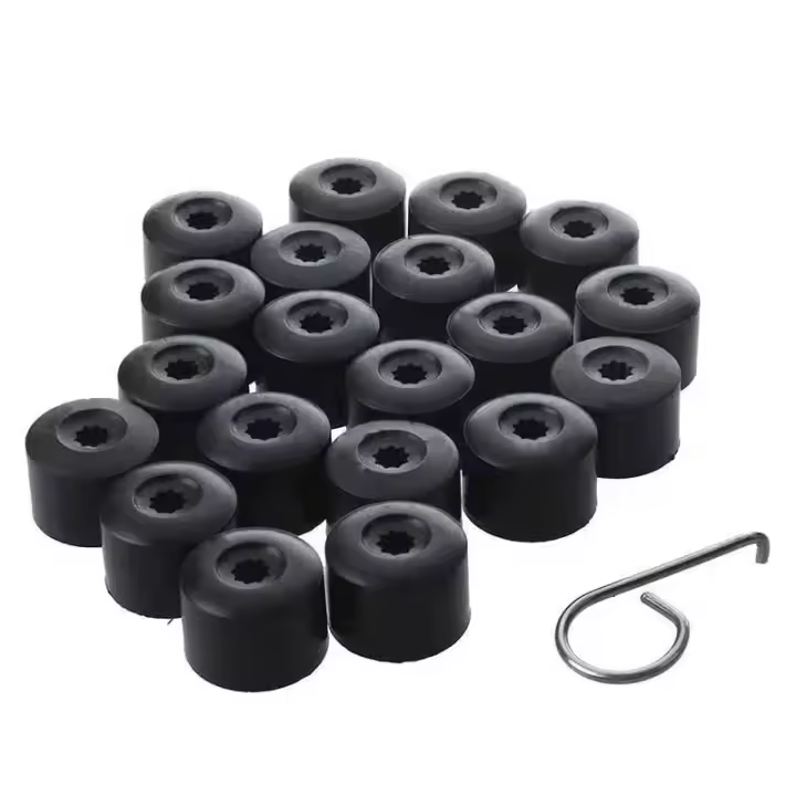 20/25 Piezas De 21/18 Mm Tapa De Protección Para Tuercas Y Tornillos De Rueda Decorativas Capa De Protección Contra Polvo Para Automóvil - 1