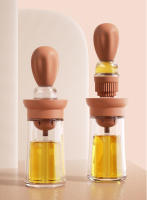 Botella De Aceite Portátil Para Cocina Con Cepillo De Silicona Y Medidor Cuantitativo Dispensador De Aceite Para Barbacoa Y Hornear Resistente Al Calor Y Fácil De Limpiar - details 11