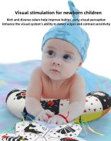 Almohada De Tiempo Para El Estomago Con Manta De Rasgo Y Diente Teether Juguete Sensorial De Alta Contraste Para Bebés Recién Nacidos 0-12 Meses Montessori - details 1