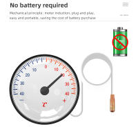 Termómetro De Dial Para Uso Doméstico Con Tubo De Capilar De 1.4m Medidor De Temperatura Para Neveras Horno Rango -40~+40℃/10-120℃ - details 6