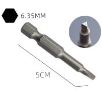 Juego De 5 Piezas De Bits De Destornillador Con Cabeza Magnética Triángulo Y U Puntos Cuatro Hex Shank 1/4'' 50mm Herramienta De Reparación - details 9