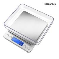 Báscula Digital De Cocina Mini Portátil Acero Inoxidable Precisión Joyería Balanza Electrónica Peso Oro Gramo 0.1/3000g Escalas Electrónicas - details 6