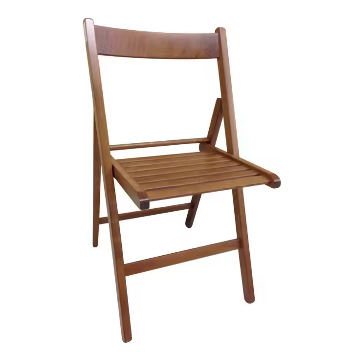 Silla Plegable Nogal Madera de haya (79 x 42,5 x 47,5 cm) - 1