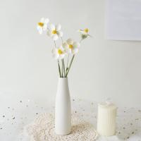 Florero alto cónico de cerámica, florero decorativo, florero cónico de mesa, floreros pequeños de cuello estrecho para el hogar, mesa de boda, dormitorio, sala de estar, escritorio de oficina - details 4