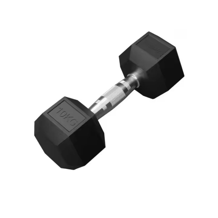 Mancuerna Profesional de Caucho Resistente y Duradero (Arafit) - 1