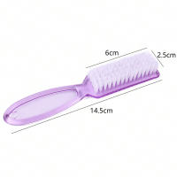 2pcs Cepillo De Uñas Para Limpieza Y Eliminación De Polvo Y Pówer Para Uñas De Acrílico Y UV Accesorios De Manicura Y Cuidado De Uñas - details 4