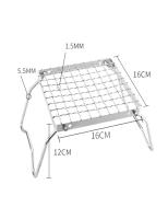 Soporte Plegable Portátil Para Estufa De Camping Accesorios De Barbacoa Y Viaje Soporte De Olla Para Estufa De Gas Multiusos De Acero Inoxidable - details 3