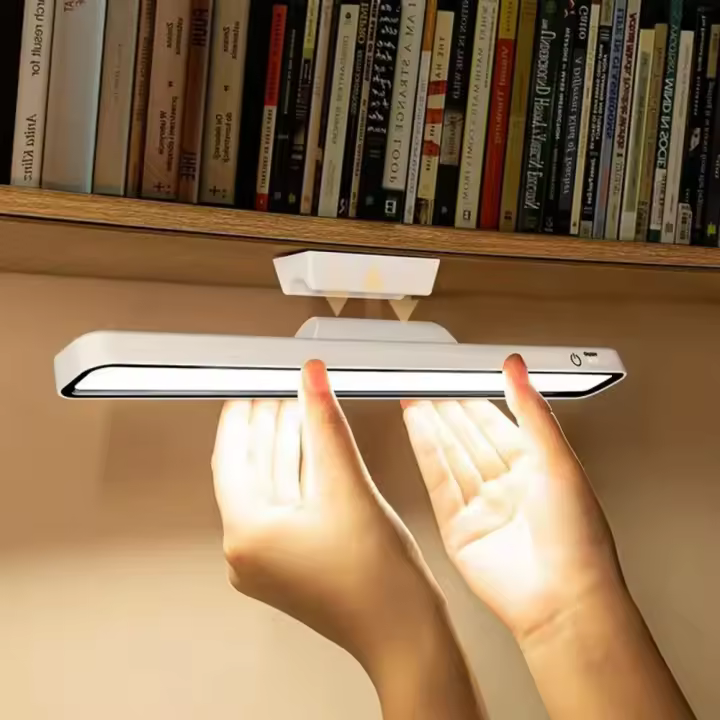 Lámpara De Lectura LED Recargable Por USB Creatividad Iluminación De Mesa Con Luz Nocturna Magnética Para Dormitorio Y Libros Control De Brillo Sin Fin - 1