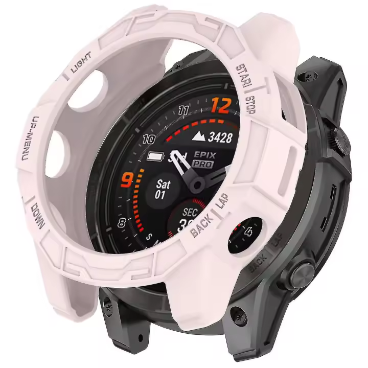 Tpu Watch Case For Garmin Epix Pro (gen 2) 47mm/fenix 7 Pro/fenix 7, Anti-scratch Hollow Cover - 1