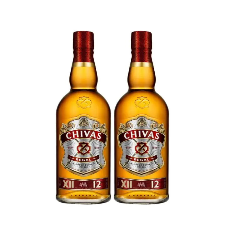 CHIVAS REGAL 12-70 Centilitros - Pack de 2 botellas - 1