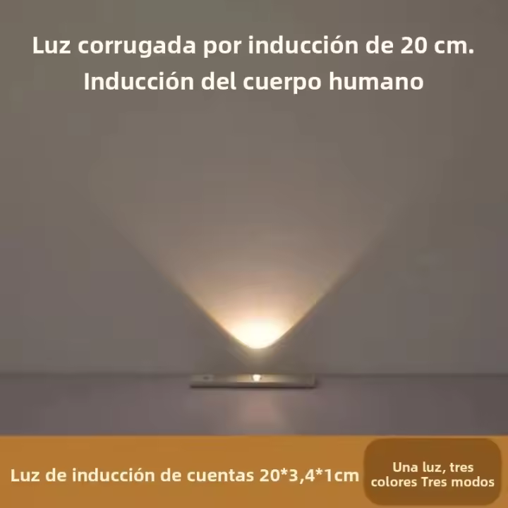 Luz Nocturna Sensor De Movimiento LED Para Armario Recargable Ojo De Gato Vagueante Lámpara De Ambiente Para Habitación Iluminación Interior - 1