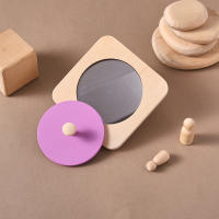 Juguete Educativo Montessori De Madera Para Bebés Espejo De Ejercicio Para La Coordinación Mano-Ojo Y Sensory Desarrollo Infantil Regalo Para Bebés - details 4