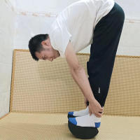Bloque De Yoga Semilunar Para Ejercicio De Equilibrio Y Fortalecimiento De Las Piernas Doble Cara Multipropósito Bloque Flexible Para Entrenamiento De Muslos Y Pies Material De Goma Unisex - details 2
