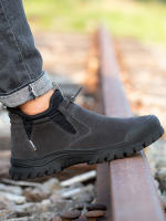 Botas De Seguridad Para Hombres Botines Indestructibles Con Punta De Acero Resistente a Perforaciones Botas De Trabajo Al Aire Libre - details 5