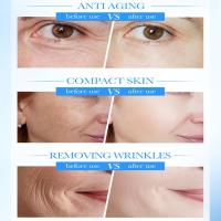 Crema de mejora de tensión, crema hidratante, adecuada para la cara, el cuello y los ojos, rica en colágeno, mejora la piel, reduce las arrugas, repara la piel relajada, crema de la mañana y la noche para mujeres y hombres - details 1