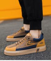 Zapatos De Deporte Casual Para Hombre Zapatillas Ligeros De Correr Y Caminar Moda Nueva Antideslizantes Con Cordones En La Parte Superior De Algodón - details 1