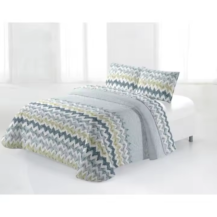 Colcha Bouti, Modelo Caripi, Color Beige, Varios tamaños disponibles, Miracle Home - 1